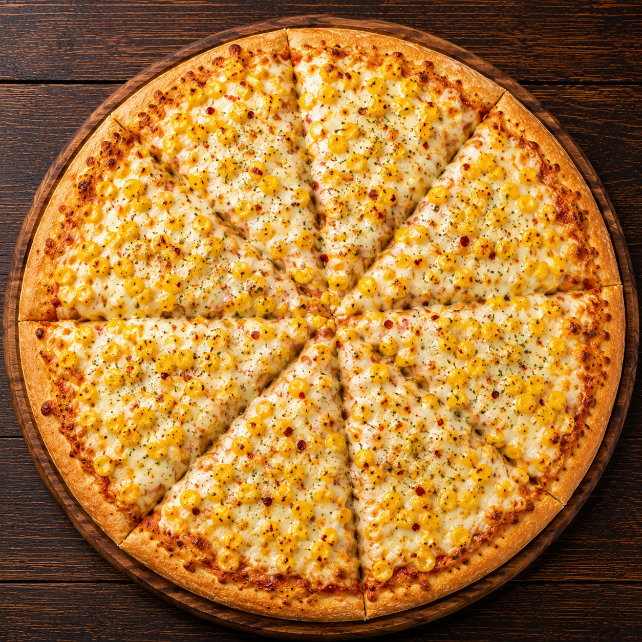 Corn Cheese Pizza